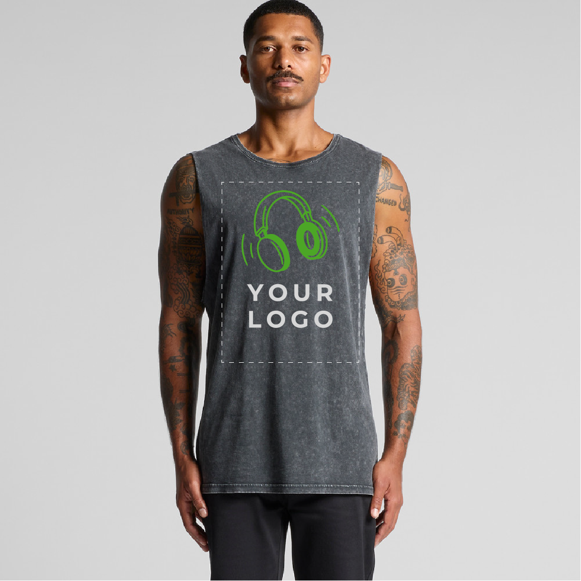 STONE WASH BARNARD TANK